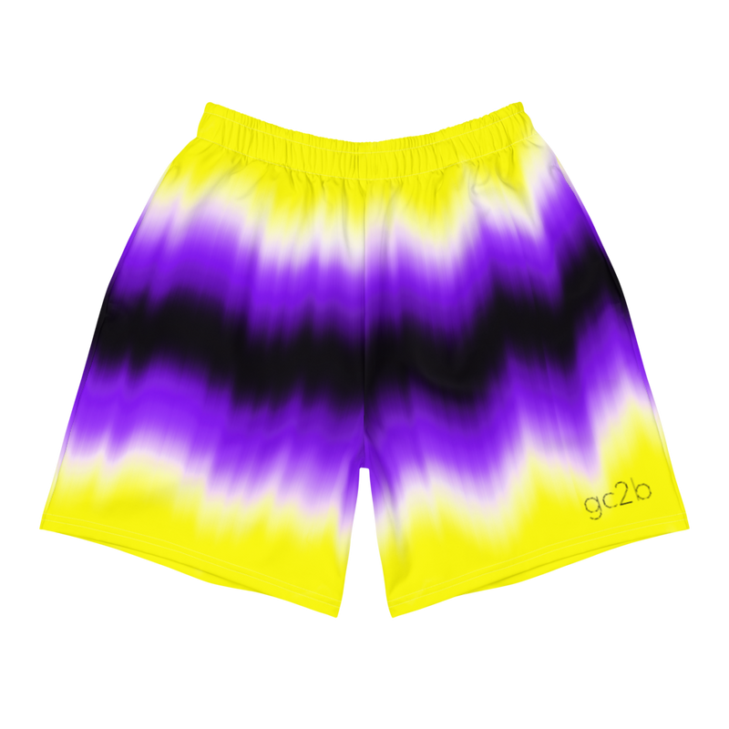 Nonbinary Pride Tie-Dye Athletic Shorts
