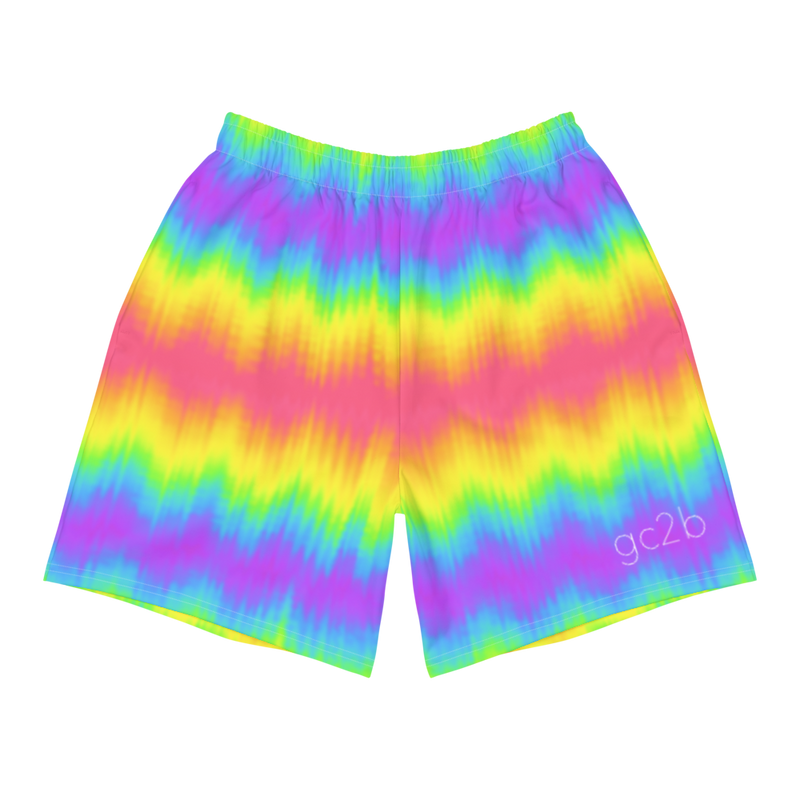 Mens rainbow 2025 running shorts