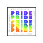 Pride Inside Block Stickers