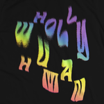 Rainbow "Wholly Human" Baseball 3/4 Sleeve Shirt