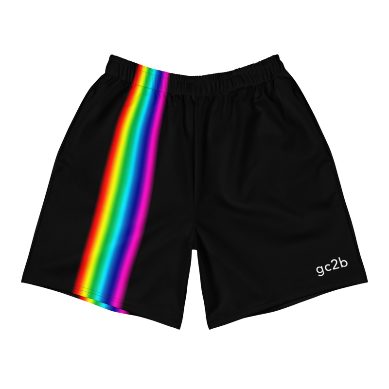 Black and Rainbow gc2b Shorts