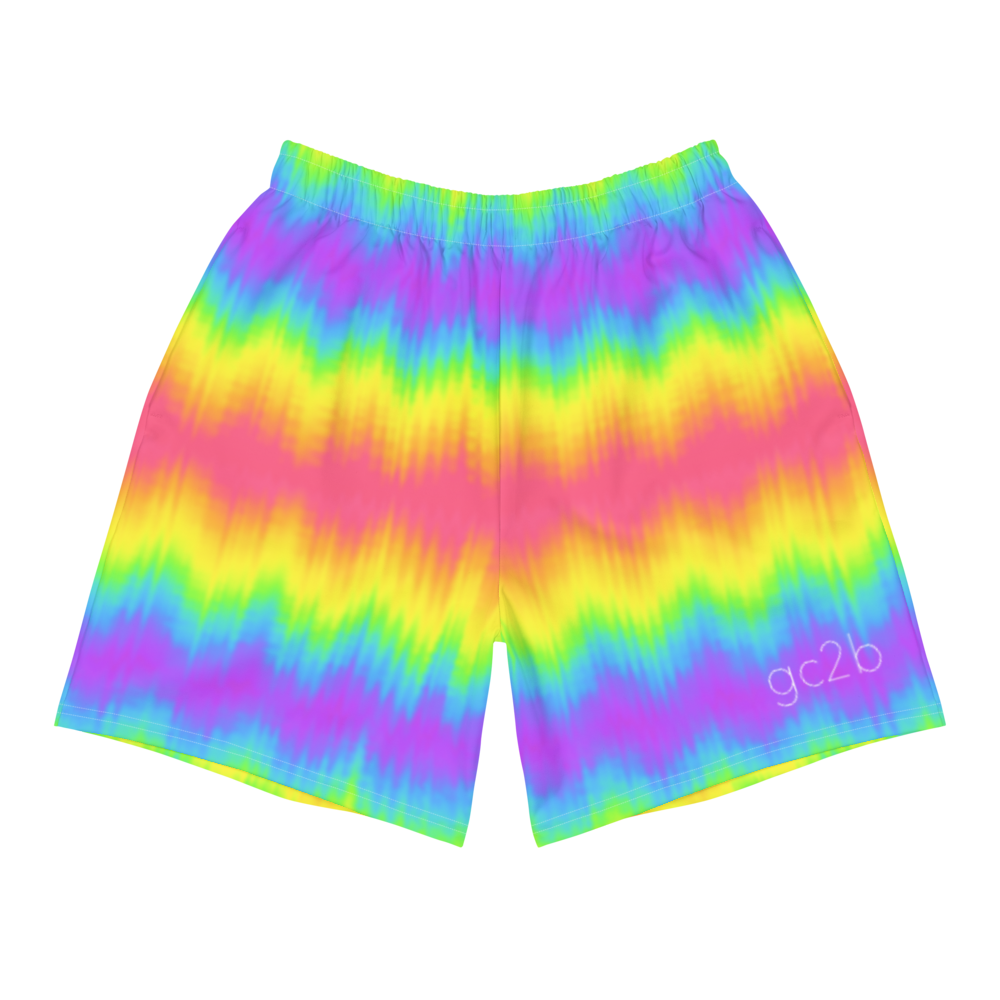 Tie dye 2025 athletic shorts