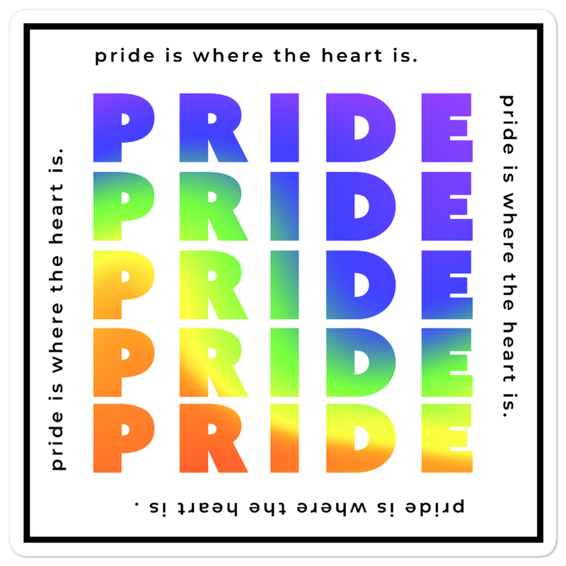 Pride Inside Block Stickers