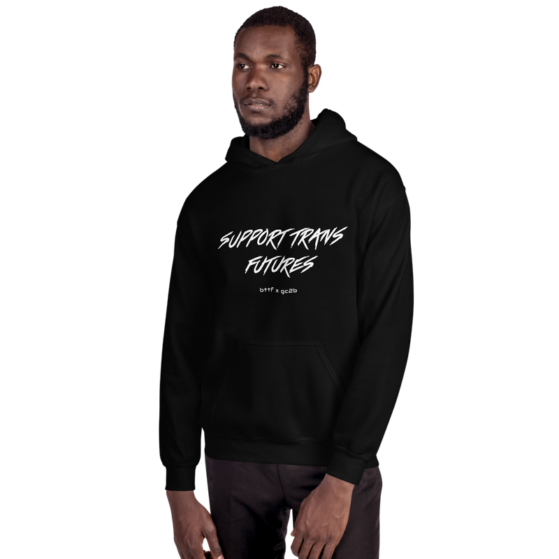"Support Trans Futures" Simple Hoodie