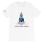 Rocket Ship " Support Trans Futures" T - Shirt